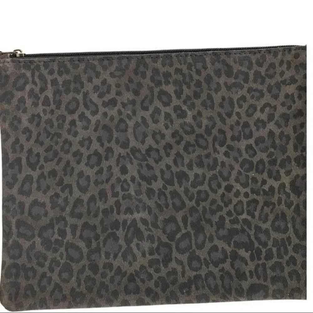 Lalla Marrakech Cheetah Leather Clutch Bag - Picture 2 of 4